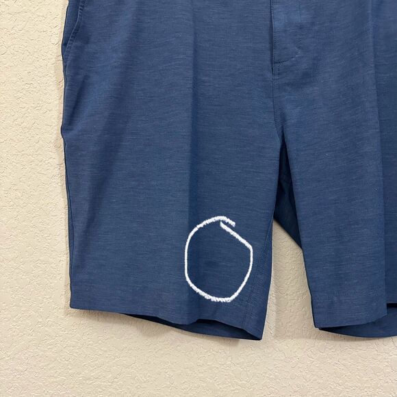 FAHERTY Belt Loop All Day 9" Shorts Drawstring in Navy Blue - Picture 5 of 12